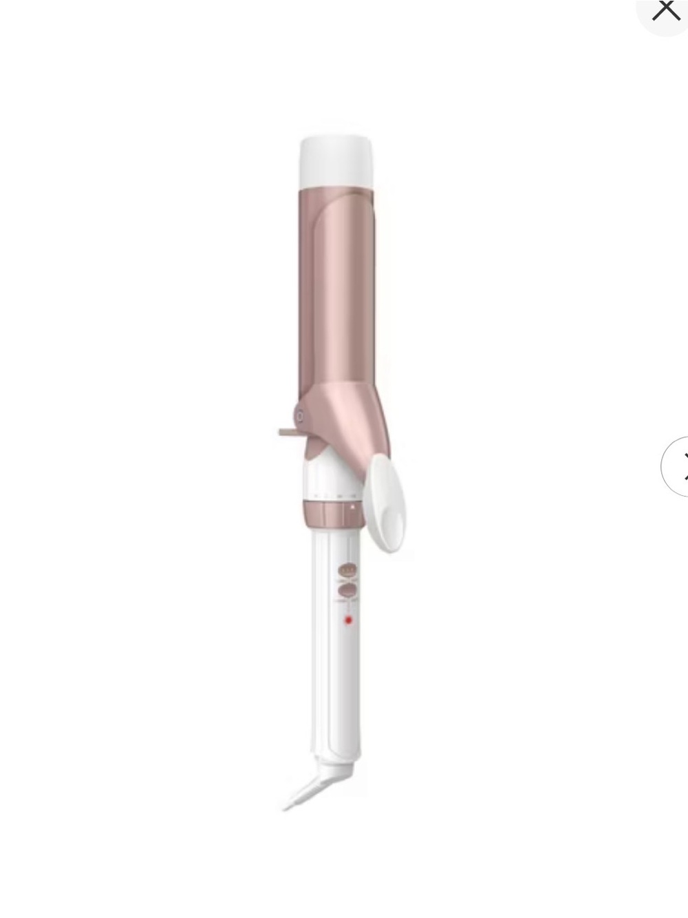 Conair Double Ceramic 1.5” Rose Gold and White Curling Iton